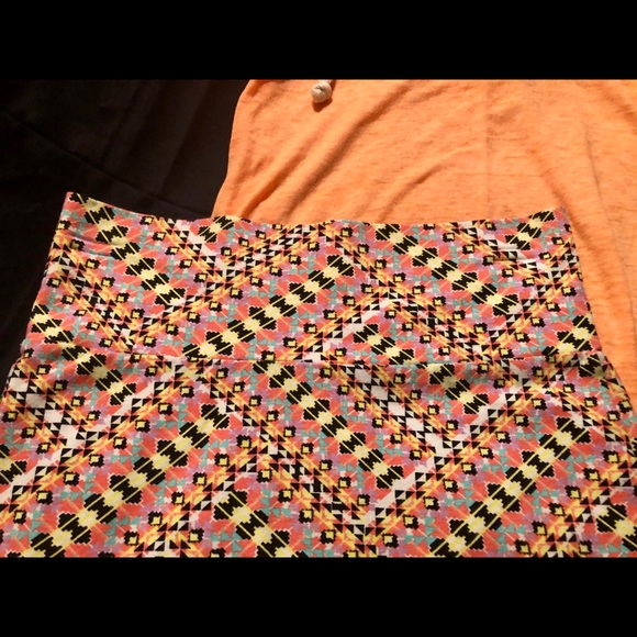 Charlotte Russe Multicolored Stretchy Micro Skirt - Picture 6 of 12